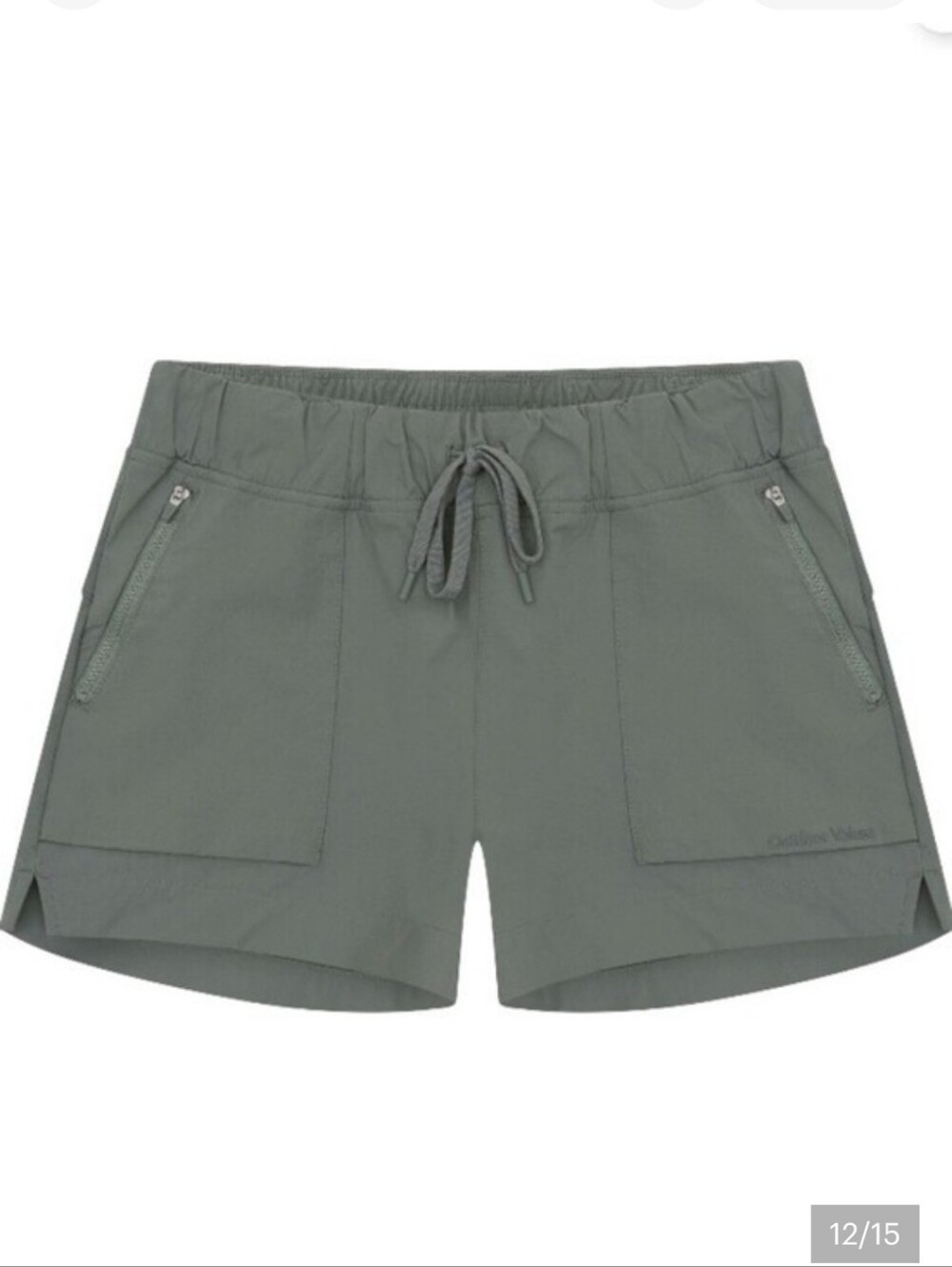 Outdoor Voices Women's RecTrek Short In Olive Size L NWOT'S
